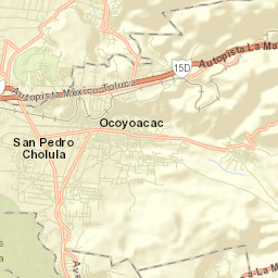 San Pedro Cholula Street Map