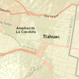 Tláhuac Street Map