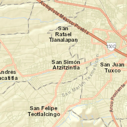 San Simón Atzitzintla Street Map