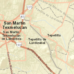 San José Atoyatenco Street Map