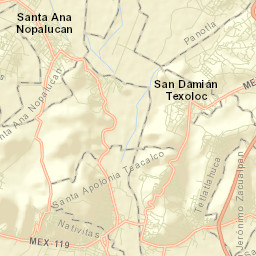 San Bartolomé Tenango Street Map