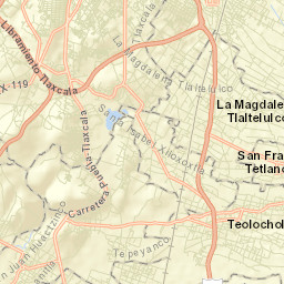 Santa Isabel Xiloxoxtla Street Map