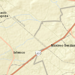 Máximo Serdán Street Map