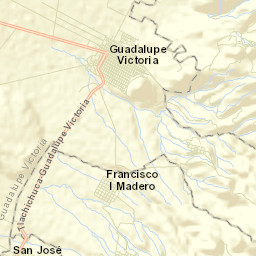 Saltillo Street Map