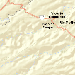 Paso de Ovejas Street Map