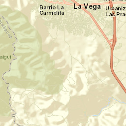 Concepción de La Vega Street Map