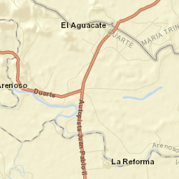 Agua Santa del Yuna Street Map