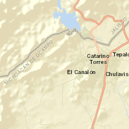 Tepalcatepec Street Map