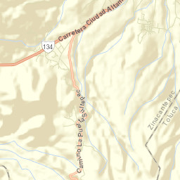 Cerro La Calera Street Map
