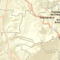 San Andrés Metla Street Map