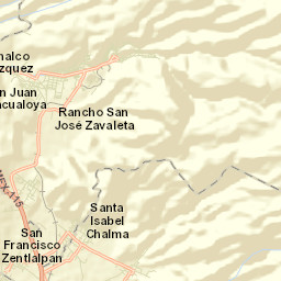 Santa Isabel Chalma Street Map