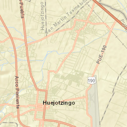Huejotzingo Street Map