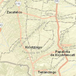 Xicohtzinco Street Map