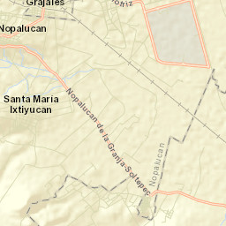 Santa María Ixtiyucán Street Map