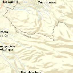 Cuauhtémoc Street Map