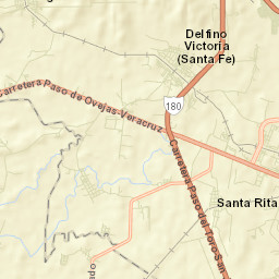 Delfino Victoria (Santa Fe) Street Map