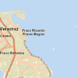 Veracruz Street Map