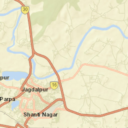 Jagdalpur Street Map