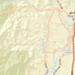 Amphoe Tha Wang Pha Street Map