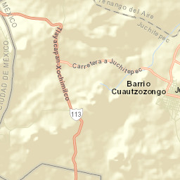 Juchitepec Street Map
