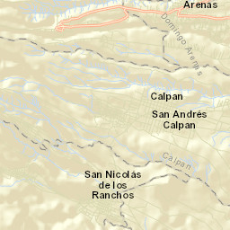 Domingo Arenas Street Map