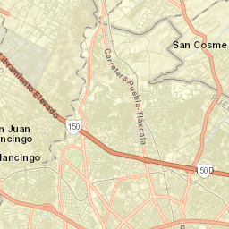 Almecatla Street Map