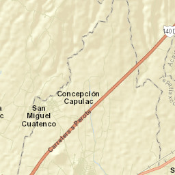 Concepción Capulac (La Ex-Hacienda) Street Map