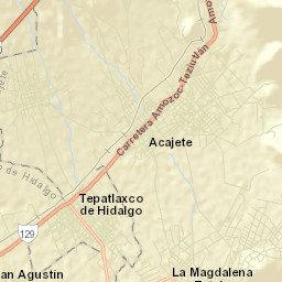 Apango de Zaragoza Street Map