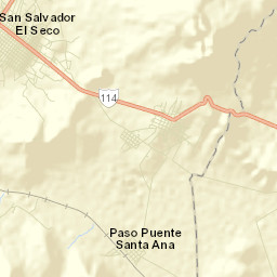 San Salvador El Seco Street Map