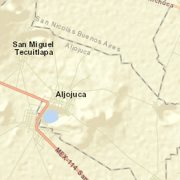 San Miguel Tecuitlapa Street Map