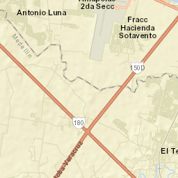 El Tejar Street Map