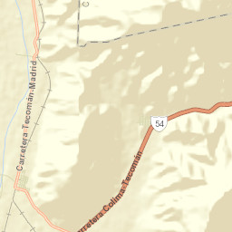 Caleras Street Map
