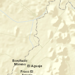 Bonifacio Moreno (El Aguaje) Street Map