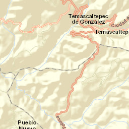 Temascaltepec de González Street Map