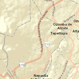 Nepantla de Sor Juana Inés de la Cruz Street Map