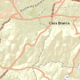 Casa Blanca Street Map