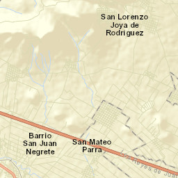 San Lorenzo Joya de Rodríguez Street Map