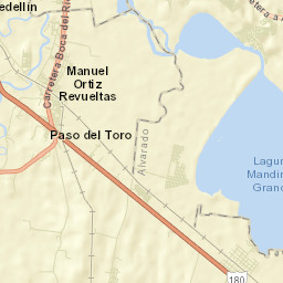 La Laguna y Monte del Castillo Street Map