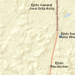 Xbacab Street Map