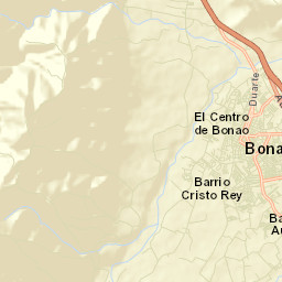 Bonao Street Map