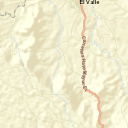 El Valle Street Map