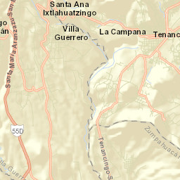 Jesús Carranza (Rancho de Jesús) Street Map