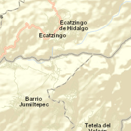 Ecatzingo de Hidalgo Street Map