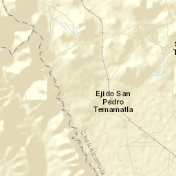San Pedro Temamatla Street Map