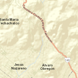 Santa María Techachalco Street Map