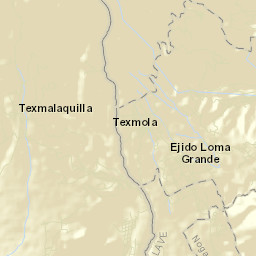 Paso Carretas Street Map