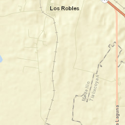 Los Robles Street Map