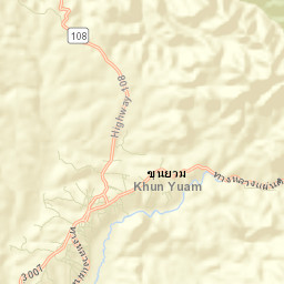 Amphoe Khun Yuam Street Map