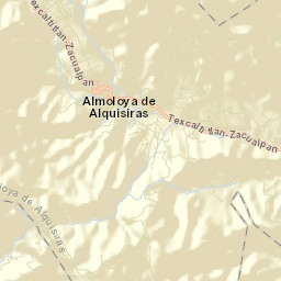 Almoloya de Alquisiras Street Map