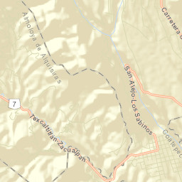 Llano Grande Street Map